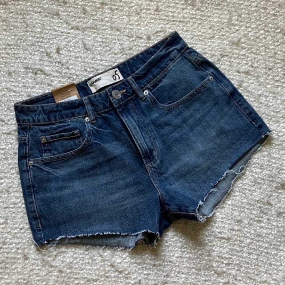 💜 NWT GARAGE SIZE 5 DENIM FESTIVAL SHORTS